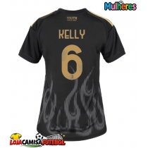 Camisa de Futebol Juventus Lloyd Kelly #6 Equipamento Alternativo Mulheres 2026-27 Manga Curta
